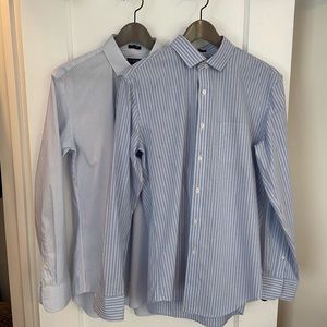 Men’s Medium Light Blue J Crew Dress Shirts (2x)